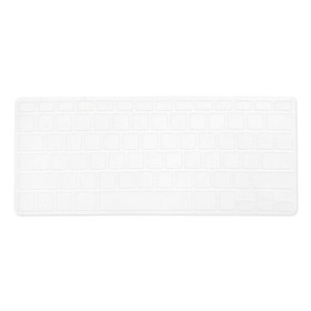 TPU Keyboard Cover Dustproof Keyboard Protective Film Compatible with Apple MacBook Air 13.3 inch A1466/A1369 White