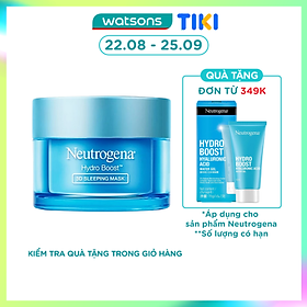 Mặt Nạ Ngủ Neutrogena 3D Hydro Boost Overnight Cấp Ẩm 50g