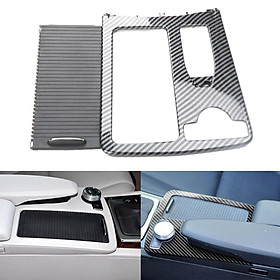 Cup Holder Decoration Accessories Interior Trim Console Shutter Outer Frame Fit for W212 W207