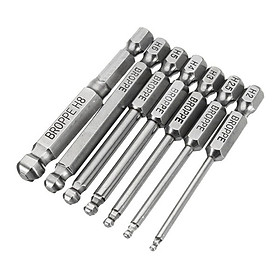 Bộ 7 mũi lục giác bóng cho khoan