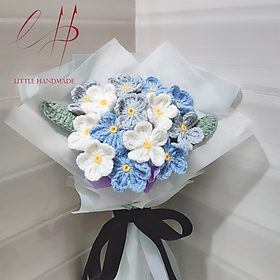 Mua  Ảnh thật -Có sẵn  Bó hoa lưu ly 14 bông handmade