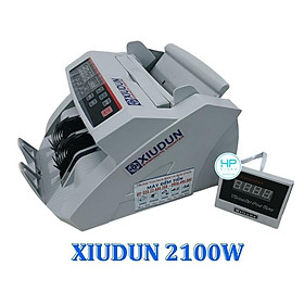 Máy đếm tiền mini - Xiudun 2100W, có màn hình rời, siêu bền, bảo hành 18 tháng