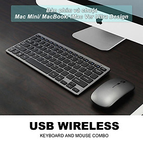 Mua Bàn phím và chuột kết nối không dây 2.4Ghz wireless Ultra Design HYT-07