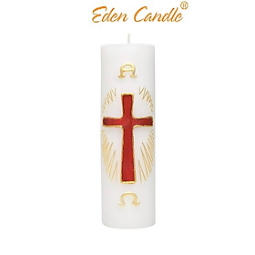 Mua  4 Màu  Nến trụ tròn D6H20 EDEN CANDLE EDC7817 Thập giá  Sản phẩm chế tác hoàn toàn thủ công với họa tiết đẹp mắt  sang trọng