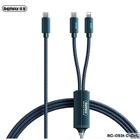 Mua Cáp Sạc Nhanh Đa Năng 2in1 Type C to C+L 100W Remax RC-093T - Hàng Chính Hãng