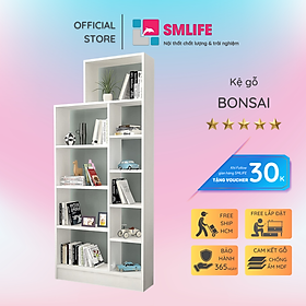 Mua Kệ sách gỗ MDF kiểu nhỏ gọn tiện dụng SMLIFE Bonsai