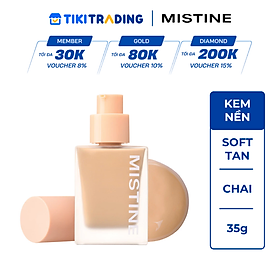 Kem nền dạng lỏng Mistine Semi Matte Velvet Liquid Foundation No.FN3 - Dành cho da ngăm