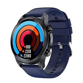 Đồng hồ thông minh E400 1.39 inch ECG Đường huyết Nhiệt độ cơ thể Huyết O2 ECG Belt Monitor Smartwatch Màu sắc: Xanh dương Kích thước TPU: Với hộp gốc