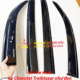 Vè che mưa xe Chevrolet Trailblazer 2016-2023, Hàng nhựa đen dày cao cấp