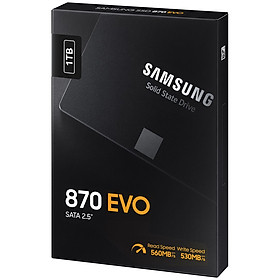 Ổ Cứng SSD Samsung 870 Evo 1TB 2.5-Inch SATA III - Hàng Nhập Khẩu (Box Anh)