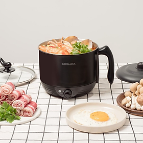 Mua Nồi điện đa năng Lock&Lock Multi Pot 1.2L EJP316BLK  Hàng chính hãng  xoay 360 độ  núm vặn - JoyMall