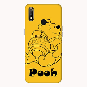 Ốp lưng điện thoại Realme 3 hình Gấu Pooh - Hàng chính hãng