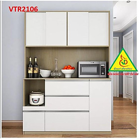 Tủ bếp gia đình phong cách hiện đại VTR2106