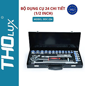 Mua Bộ dụng cụ 24 chi tiết (1/2 inch) BDC-234 Tholux  đầu khẩu  cần siết tự động  đầu nối