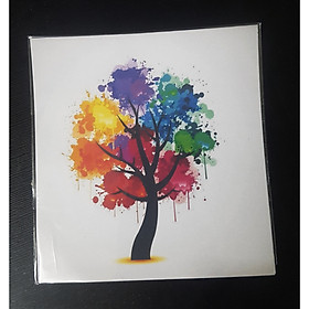 Thiệp in hình cây phong cách làm card quà cám ơn ,chúc mừng sinh nhật và giử tặng người thân yêu