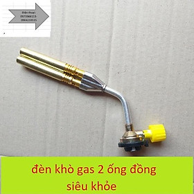 Mua đèn Khò Gas Đôi-Lắp Bình Gas Mini Tiện Lợi