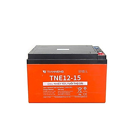 Ắc Quy Xe Đạp Điện Thiên Năng TIANNENG TNE12-15 12V-15AH dùng cho Loa Kéo, Năng Lượng Mặt Trời