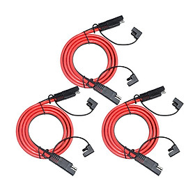 3Pcs 3FT SAE to SAE Extension Cable Quick Disconnect Wire Harness SAE Connector