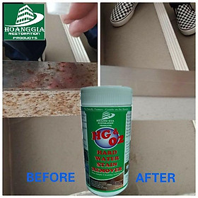 Bột tẩy rỉ sét ố bẩn canxi  thiết bị Inox HG-02  Stain Remover 350gr