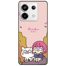 Ốp lưng cho Realme 9i - Realme 10 - C11 2021 - C65 4G - C67 - C20 - Poco X6 5G - Cô Gái Mèo Trắng OCT - Hàng Chính Hãng