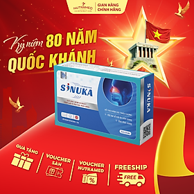 Viên uống Sinuka hỗ trợ cải thiện viêm xoang (30 viên) - Nutramed