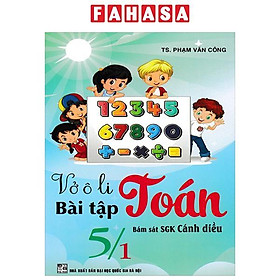 Sách - Vở Ô Li Bài Tập Toán 5/1 (Bám Sát SGK Cánh Diều)