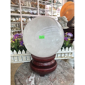 Mua Quả cầu phong thủy đá thạch anh trắng - Đường kính 21 5 cm