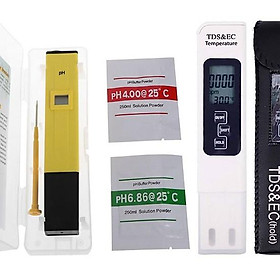 Mua Combo bút đo độ PH và bút thử nước 3 in 1 TDS & EC kèm bao da