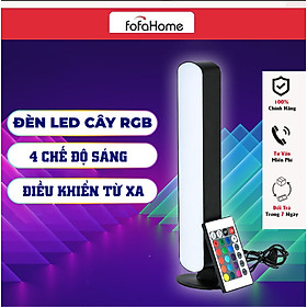 Combo 2 Cây Đèn LED RGB Trang Trí PC Ô Tô Và Decor Phòng Cực Kì Đẹp Có Điều Khiển Điều Khiển Cắm Dây USB Dài 1m Cao 24cm 4 Chế Độ Sáng Với 16 Màu