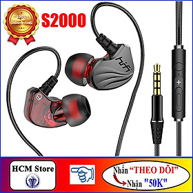 Tai Nghe Siêu Bass BONKS-S2000 Âm Thanh HiFi dải tần âm thanh rộng cho chất lượng trung thực - Hàng Chính Hãng