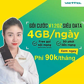 SIM 4G VIETTEL V120Z (V90 2020) - Giao số ngẫu nhiên