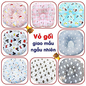 Gối chống trào ngược cho bé 0-2 tuổi chất cotton cao cấp size đại Baby