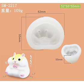 Mua Khuôn Silicone  Chuột Hamster  làm bánh   thạch