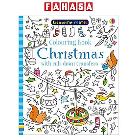 Colouring Book Christmas With Rub-Down Transfers