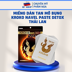 Miếng Dán Detox Tan Mỡ Bụng Kroko Thái Lan