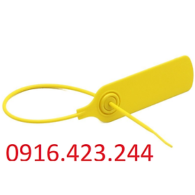 Mua 100 Seal nhựa niêm phong dạng tròn trơn thẳng 30cm khóa kim loại in seri liên tục (Túi 100 chiếc)