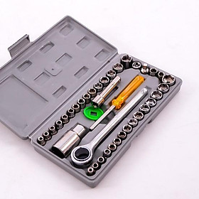 Mua Bộ khẩu xiết ốc   mở vít Bugi 40 chi tiết