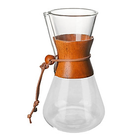 Pour Over Coffee Maker Glass Carafe  Brewer
