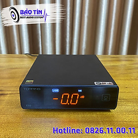 Mua DAC giải mã âm thanh Topping E50 32bit-768khz/DSD512 Tặng dây Quang Liton USA giá 189k
