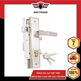 Mua Khoá tay gạt Việt Tiệp Trắng bạc loại lớn Cao Cấp 04928
