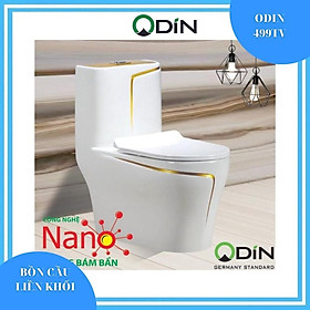 Mua BỒN CẦU LIỀN KHỐI CAO CẤP PHỦ TRẮNG VIỀN VÀNG ODIN 499TV