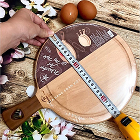 Mua Thớt Gỗ Tròn Cao Cấp 24 *34cm - Kháng Khuẩn Cao
