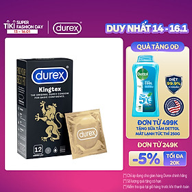 Bao cao su Durex Kingtex 12 bao