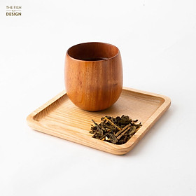 Mua Cốc trà  cafe | THE FISH DESIGN DÁNG TRÒN (cốc gỗ giữ nhiệt   chất lượng cao thủ công   uống trà   uống cafe tiện lợi .)