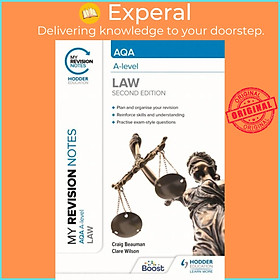 Sách - My Revision Notes: AQA A Level Law Second Edition by Craig Beauman (UK edition, paperback)