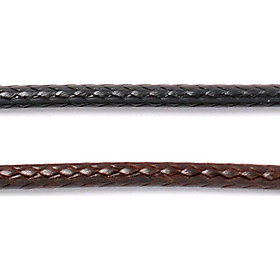 Combo 2 sợi dây vòng cổ cao su - đen + nâu DCSEN1