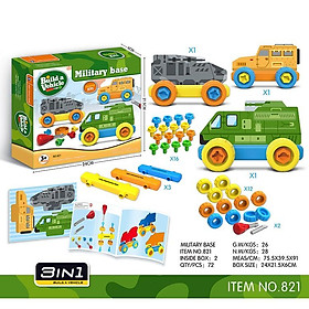 Bộ lắp ráp ô tô cho bé