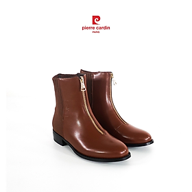 Giày boots nữ Pierre Cardin thiết kế cổ vớ mềm mại, êm chân, đế cao 3cm - PCWFWS 211 - MÀU NÂU - 37