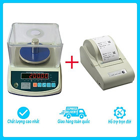 Mua Bộ sản phẩm cân điện tử kỹ thuật 2 số lẻ Kendy TBED mức cân tối đa 300g  độ chia 0.01g kết nối với máy in bill/ tem nhãn
