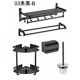 Mua Phụ kiên 5 món nhôm Sơn đen .phụ kiện 5 món cao cấp